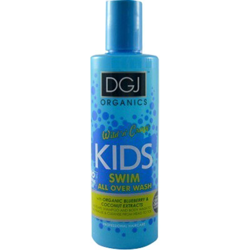 DGJ Organics Wild n Crazy Kids Swim Shampoo & Body Wash Blueberry & Coconut 250ml